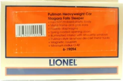 Lionel 6-19093 Commodore Vanderbilt Pullman Heavyweight Sleeper 2-Car Passenger Set NIB -Lionel Shop 2 20 3 4 .jpg
