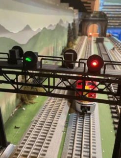 K&R Custom Models 4002 2 Track Signal Bridge -Lionel Shop 2track62