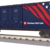 MTH 30-71047 O Gauge RailKing Montana Rail Link (Essential Workers) 50’ Double Door Plugged Boxcar -Lionel Shop 30 71047