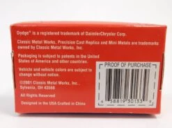 Classic Metal Works 30133 '67 Dodge Charger 1:87 Scale Model (New, In Box) -Lionel Shop 30133grey 6