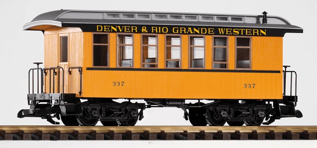 Piko 38610 D&RGW Wood Coach 320 Yellow 3 Piko 38610 D&RGW Wood Coach 320 Yellow