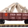 Piko 38754 Pennsylvania Railroad Low-Side Gondola W/Roof Trusses 1 Piko 38754 Pennsylvania Railroad Low-Side Gondola W/Roof Trusses -Lionel Shop 38754