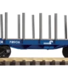 Piko 38766 Conrail Bulkhead Flatcar -Lionel Shop 38766 1024x1024