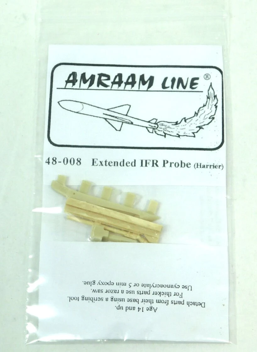 AMRAAM Line 40-008 1/48 Harrier Extended In Flight Refueling Probe 4 AMRAAM Line 40-008 1/48 Harrier Extended In Flight Refueling Probe - Image 2