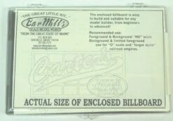 Bar Mills 90302 Carters Billboard HO Scale Kit -Lionel Shop 5 2 2 8