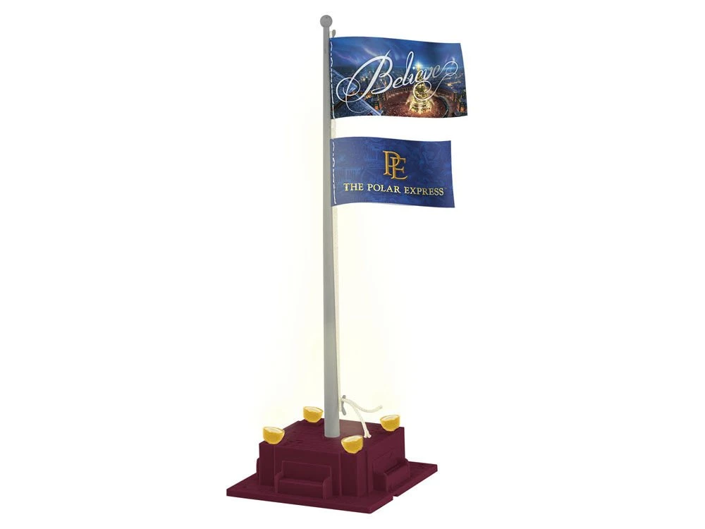 Lionel 6-85271 The Polar Express Illuminated Flagpole Christmas 3 Lionel 6-85271 The Polar Express Illuminated Flagpole Christmas