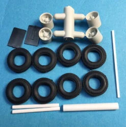 A-Line 50119 HO Trailer Dree-Up And Conversion Kit (Spoke Wheels)