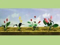 JTT 95561 Flower Plants Assortment #3 1/2" 12pk