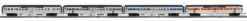 Atlas O Premier Streamlined Passenger Cars 4 Car Set 3001483 Penn Central 4 Car Set