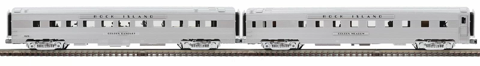 Atlas O Premier Streamlined Passenger Cars 2 Car Set 3001488 Rock Island 2 Car Set 3 Atlas O Premier Streamlined Passenger Cars 2 Car Set 3001488 Rock Island 2 Car Set
