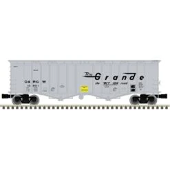 Atlas 3001087 Denver & Rio Grande 15951, 15969 (Gray/Blue/White) Airslide Covered Hopper
