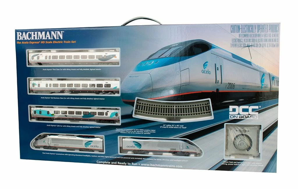 Bachmann 01205 HO Amtrak Acela Starter Set (DCC Equipped W/Sound) 3 Bachmann 01205 HO Amtrak Acela Starter Set (DCC Equipped W/Sound)