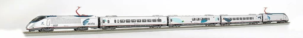 Bachmann 01205 HO Amtrak Acela Starter Set (DCC Equipped W/Sound) 4 Bachmann 01205 HO Amtrak Acela Starter Set (DCC Equipped W/Sound) - Image 2