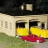 Bachmann 45610 O Scale Fire House With 3 Vehicles Kit -Lionel Shop bachmann 45610