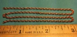 A-Line #29270 - Miniature Chain - Brass 13 Links Per Inch ( Wire Dia .022 )