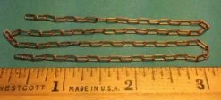A-Line #29271 - Miniature Chain - Brass 6 Links Per Inch ( Wire Dia .019 )