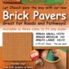 Chooch 8670 Flexible Brick Pavers HO And O Large (2 Sheets) -Lionel Shop chooch 8670