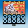 Light Works 88-2951 Lg Ringling Brothers Billboard By Miller Engineering -Lionel Shop clown web
