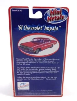 Classic Metal Works #30103 '61 Chevrolet Impala (Dark Grey) 1:87 Scale -Lionel Shop dscn2424 2
