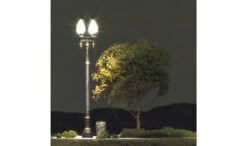Woodland Scenics JP5632 HO Double Lamp Post Street Lights -Lionel Shop jp5632 f s