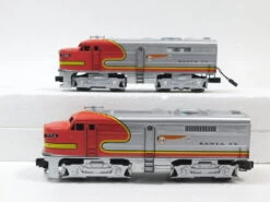 K-Line K-1009 O27 Santa Fe 'Silver Chief' Set W/Box 16 K-Line K-1009 O27 Santa Fe 'Silver Chief' Set W/Box -Lionel Shop k line k 1009 03