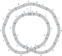 Lionel Fastrack Christmas Around The Tree Layout 1-No Set