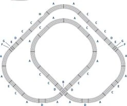 Lionel Fastrack Christmas Tree Town Junction Layout No Starter Set