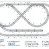 Lionel Fastrack Figure 8 Trainyard Layout Plan W/ Manual Switches -Lionel Shop lionel fastrack figure 8 trainyard layout plan c19 1
