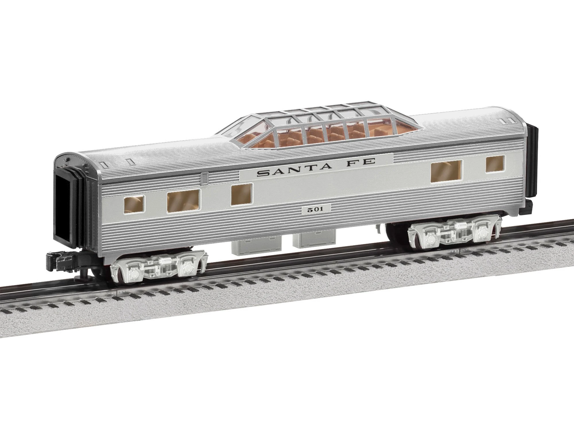Lionel 2227240 Santa Fe Chief #501 Add-on Vista Dome 3 Lionel 2227240 Santa Fe Chief #501 Add-on Vista Dome