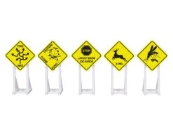 Lionel 2330010 Unique Railroad Signs 5-Pack #2 Accessory