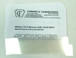 Funaro & Camerlengo HO 703-5 Non-Powered McKeen 55' Motorcar (5-Pack) -Lionel Shop mckeen5 5
