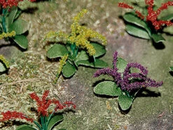 JTT 95508 Petunias 3/4" 40pk - O Scale