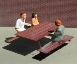 Miller Engineering Micro Structures 944 HO Picnic Tables Kit