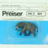 Preiser 621 HO Elephant Figure(1/pkg) -Lionel Shop preiser 621 01.jpg