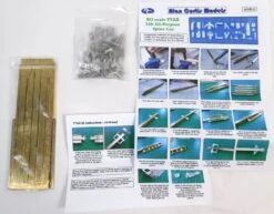 Alan Curtis HO Scale Brass 5 Unit TTAX 53' All-Purpose Spline Car Kit (No Box)