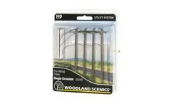 Woodland Scenics 2265 Pre-Wired Poles - Single Crossbar - HO Scale
