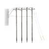 Woodland Scenics 2280 Pre-Wired Poles - Single Crossbar - O Scale -Lionel Shop us2280 f 2
