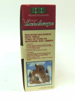 Used Lemax 81012 Mountain Backdrop W/Box -Lionel Shop used lemax 81012 06.jpg