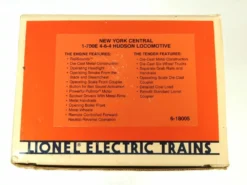 Used Lionel 6-18005 1-700E NYC 4-6-4 Hudson Locomotive W/Display Case & Base -Lionel Shop used lionel 6 18005 2 10.jpg