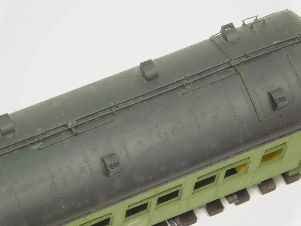 Used Precision Scale Co. 16031 O Scale Intermediate Passenger Car(Painted) Wo/Box 6 Used Precision Scale Co. 16031 O Scale Intermediate Passenger Car(Painted) Wo/Box - Image 4