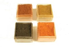 Monroe Models 2901 Mini Weathering Powder Kit -- Dark Rust, Medium Earth, Grimy Black, Light Rust