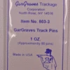 Gargraves 803-3 Track Pins-Nickle 1 Oz -Lionel Shop web 803 3