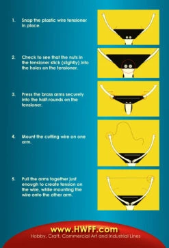 Hot Wire Foam Factory 017-WT Sculpting Tool Wire Tensioner 7 Hot Wire Foam Factory 017-WT Sculpting Tool Wire Tensioner -Lionel Shop wiretensioner instructions